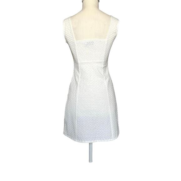 NWOT Urban Outfitters UO White Folly Fitted Notched Mini Dress Size S - Picture 3 of 9